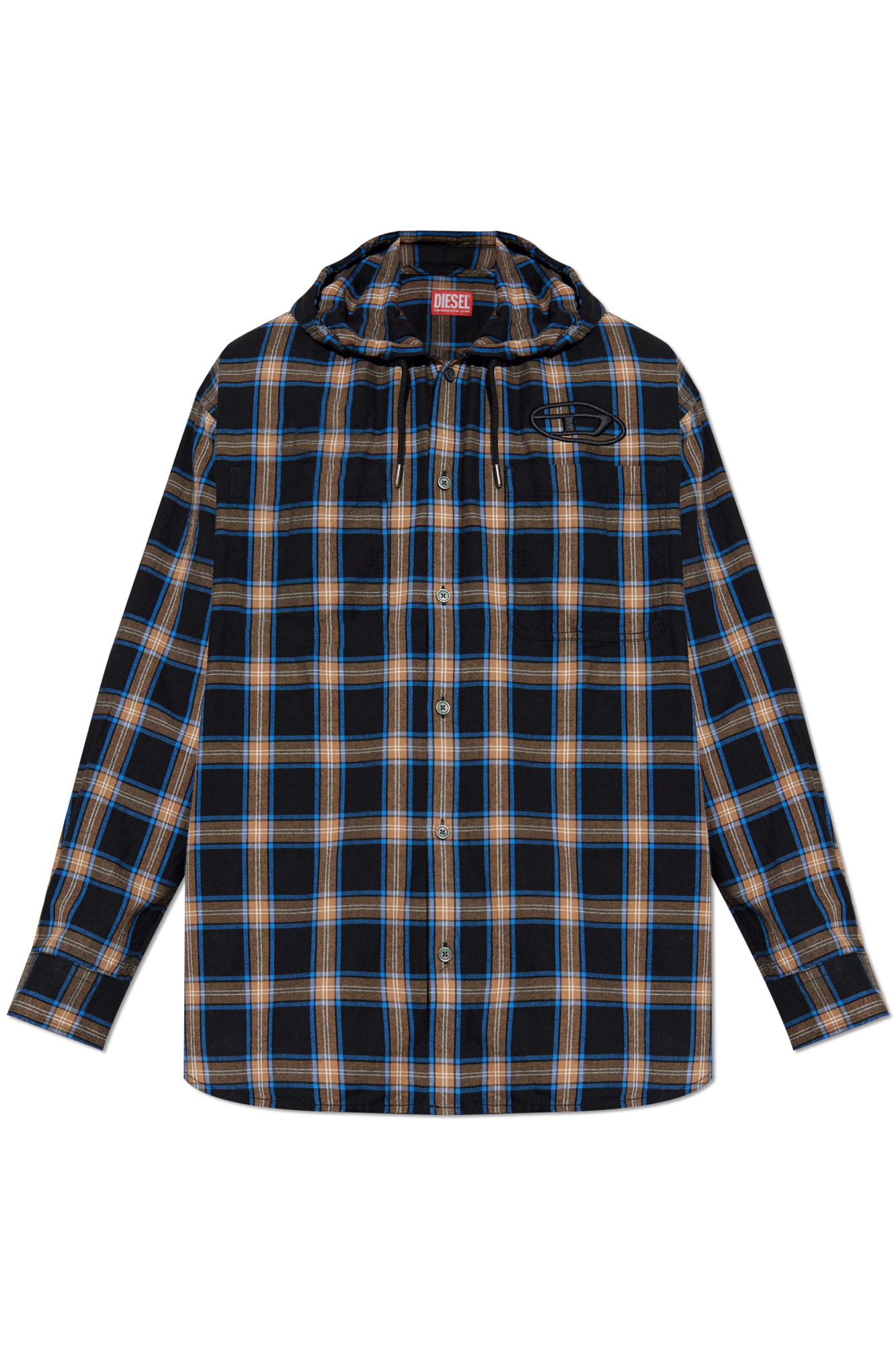 トップス FACE DESIGN TWO-TONE CHECKED SHIRT ASOS DESIGN oversized boxy shirt with half sleeve in